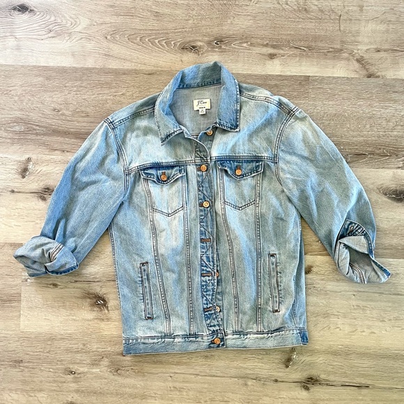 J. Crew | Oversized denim jacket